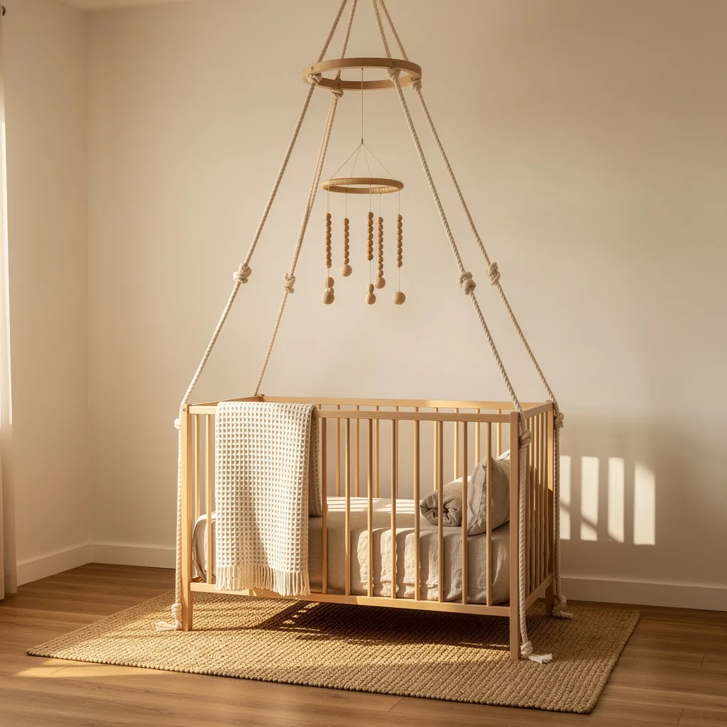 The Boho Natural Wood Nursery
