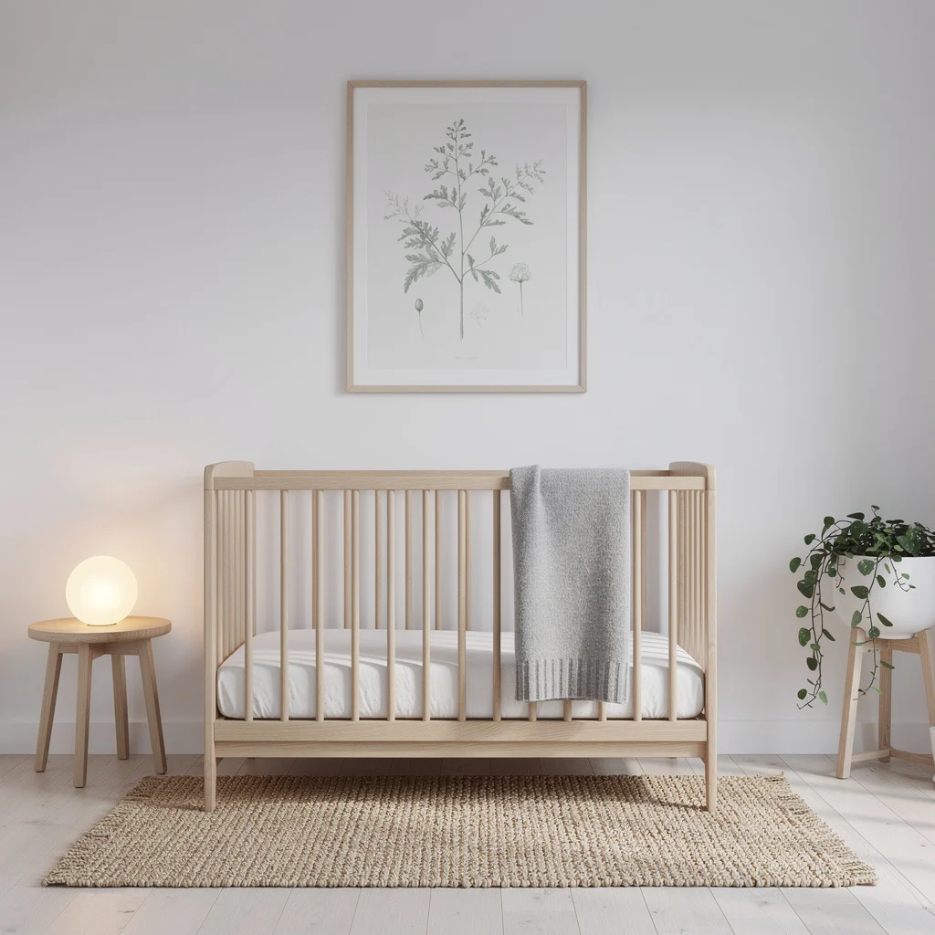 The Scandinavian Minimalist Nursery